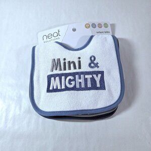 NWT Neat Solutions Infant Terry Cloth Bibs - Set of 3